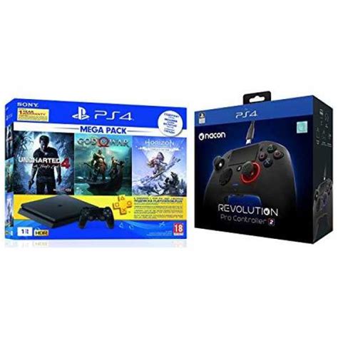 Sony PS4 1 TB Slim Console (God of War/Uncharted 4/Horizon Zero Dawn ...