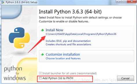 Installing Python 3.6 的图像结果