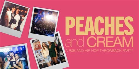 Peaches And Cream - A R&B And Hip Hop Throwback Party, The Black Box ...