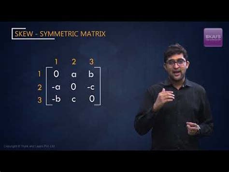 Image result for Skew Symmetric Matrix Example