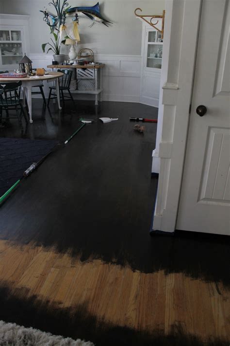 How To Stain A Wood Floor Black at Bobby Holman blog