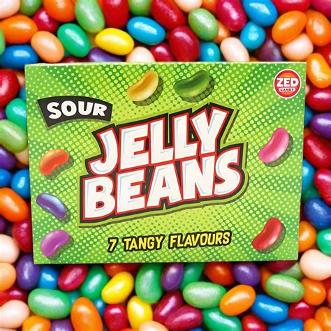 Buy Zed Candy Sour Jelly Beans Box 120g at SnacksOnline.co.uk | Snacks ...