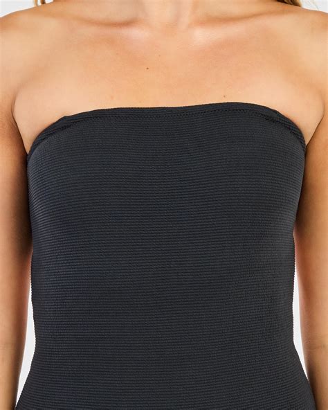 Kaiami Zaida Strapless One Piece Swimsuit In Black - FREE* Shipping ...