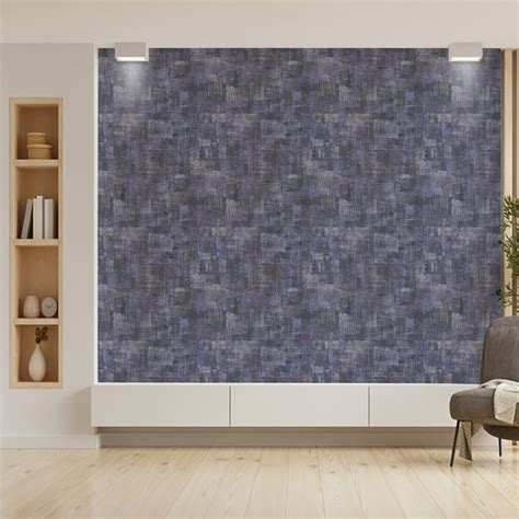 Rustico Blue Grey Abstract Wallpaper – Myindianthings