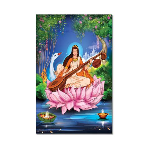 Buy Tamatina Wall Posters | Saraswati Posters | Goddess Saraswati ...