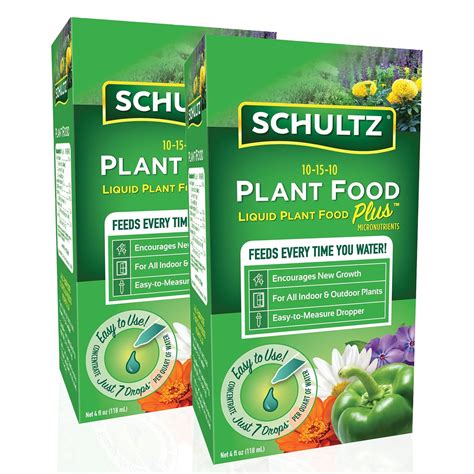 Schultz All Purpose 10-15-10 Plant Food Plus, 4-Ounce [2- Pack ...