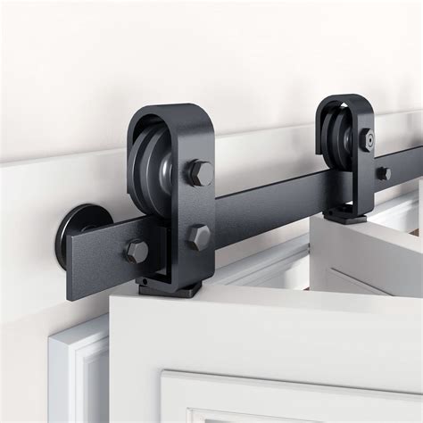 Snapklik.com : EaseLife 32" Bi-folding Sliding Barn Door Hardware Track ...