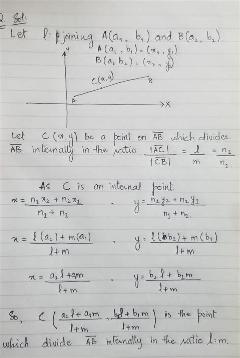 find the co ordinates of the points which divide the line joining the ...