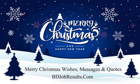 Merry Christmas Wishes, SMS & Quotes - BDJobResults