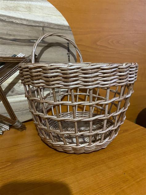 Large Round Wicker Basket Storage