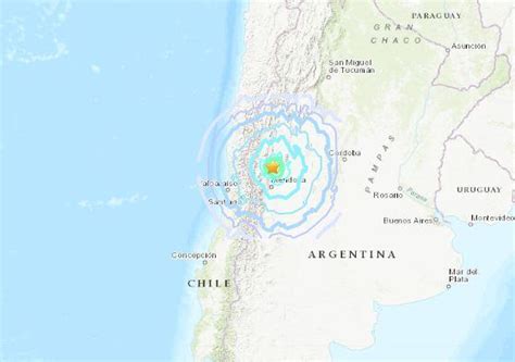 阿根廷西部发生6.4级地震 震源深度14.3千米_长江云 - 湖北网络广播电视台官方网站