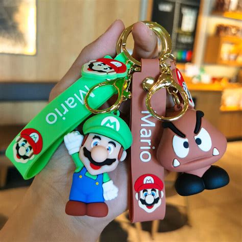 Cute 3D Super Mario Keychain & Bag Charm Online | Tinyminymo