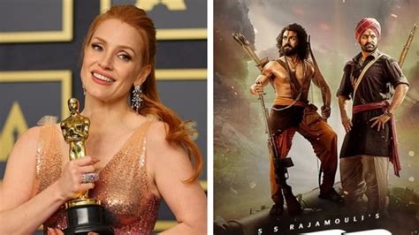 Jessica Chastain reviews RRR, shares video of Ram Charan and Jr NTR's ...