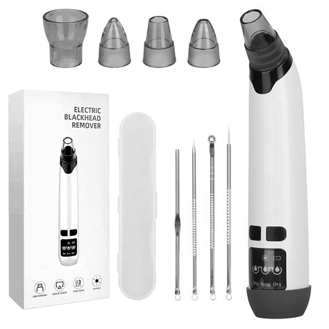 iMounTEK Blackhead Remover Vacuum, Hot Compress, 4 Probes, 4 Pimple Tools, All Skin Types ...