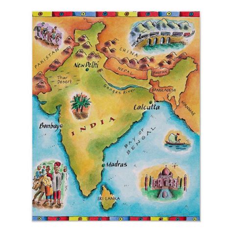 India Language Map Poster 的图像结果