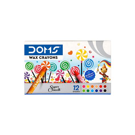 DOMS, Wax Crayons | Set of 12. – OXFORD stationers