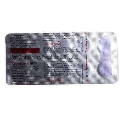 FineNerve SR 75 Tablet 10's Price, Uses, Side Effects, Composition ...