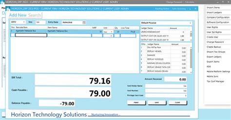Retail Billing Software with GST|Eway-Bill|Accounting|Inventory