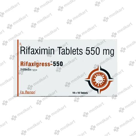 RIFAXIGRESS 550MG TABLET 10'S Price, Uses, Side Effects & Substitutes ...