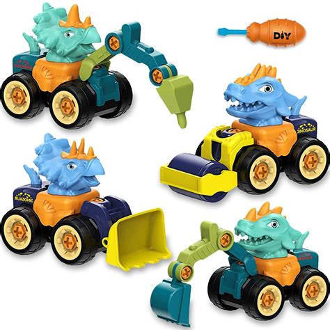 Buy Take Apart Toys for Kids,Dinosaur Excavator Toys, 4 in 1 STEM ...