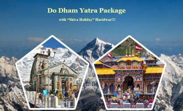 Kedarnath Badrinath Yatra Package from Haridwar | phata, Phata ...