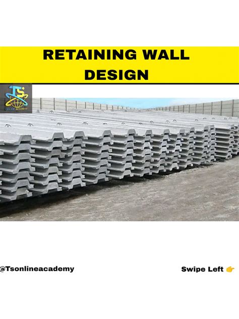 Image result for Retaining Wall Design Example