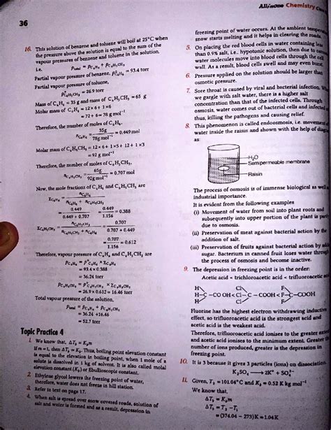 Electrochemistry Notes: PIODl and Boiling Point Elevation Analysis ...
