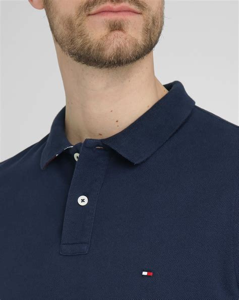 Navy Blue Long Sleeve Polo Shirt