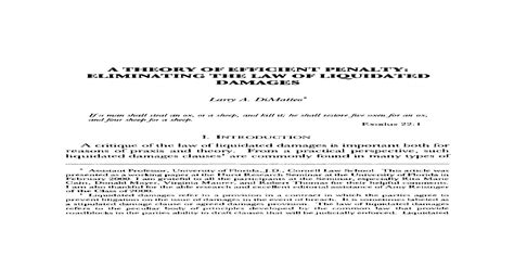 Liquidated damages - India Dictionary