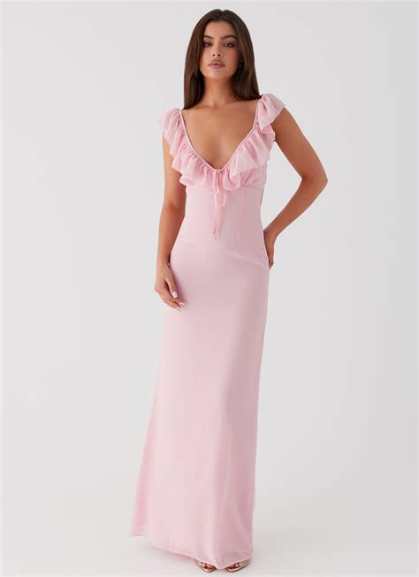 Silvie Maxi Dress - Pink – Peppermayo US
