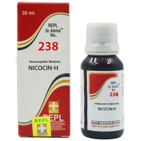 Buy REPL Dr. Advice No.238 Nicocin-H Drops, 30 ml | 19 Minutes Delivery ...