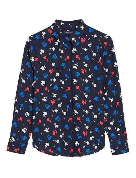 Buy Floral Long Sleeve Blouse at Marks & Spencer