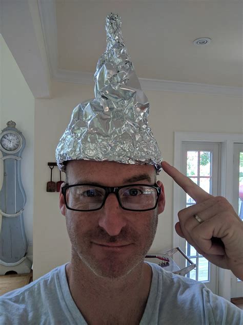 TIL that the concept of wearing a tin-foil hat originated from a story ...