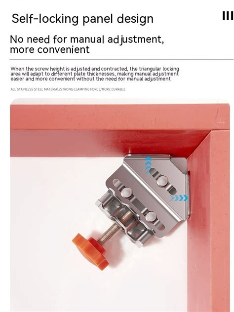 Stainless Steel Woodworking Right Angle Clip, Photo Frame and Picture ...