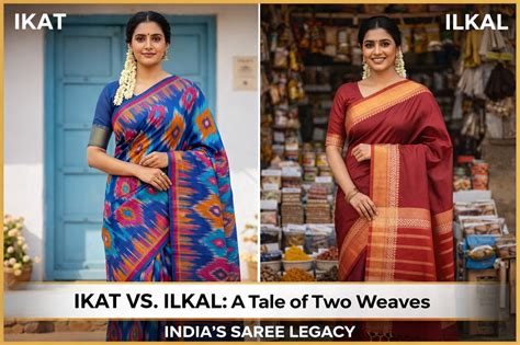 Ikat vs Ilkal Sarees: A Detailed Comparison – Sanskriti Vintage