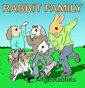 Image result for Rabbit Family Cartoon