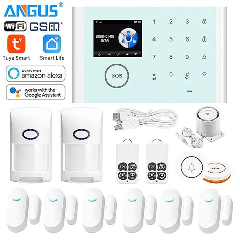 Smart Tuya WiFi Security Alarm System Kit Wireless GSM Burglar Alarm ...
