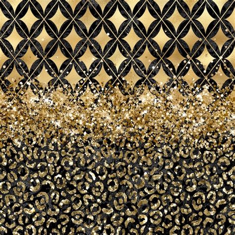 Digital paper seamless pattern glitter background | Premium Photo