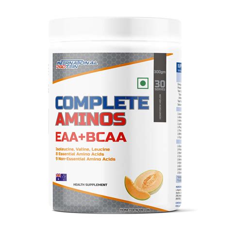 International Protein Complete Aminos EAA+ BCAA - 300 gm (0.66 Lb), Ho ...
