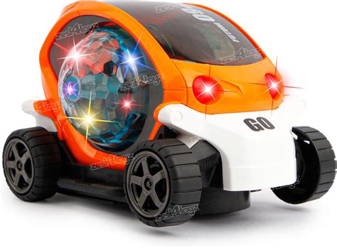 Zest 4 Toyz Stunt Car 360 Degree Rotating Stunt Car Bump and Go Toy ...