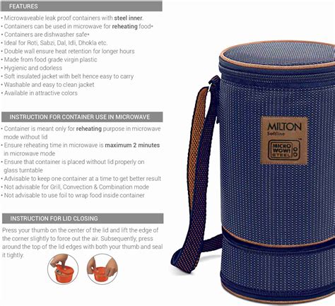 Flipkart.com | MILTON Flexi Insulated Tiffin Microwave safe 4 ...