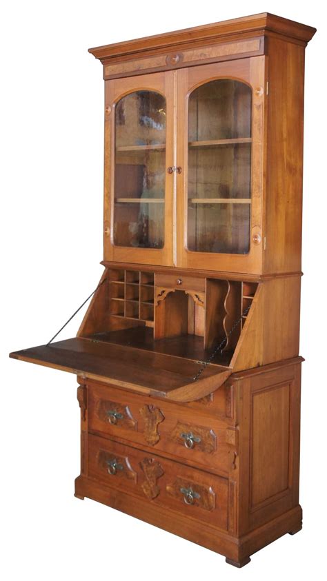 Antique Secretary With Hutch at Alesia Lehr blog