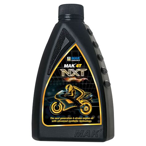 MAK Lubricants 4T NXT API SL, JASO MA2 Semi-Synthetic Engine Oil for ...