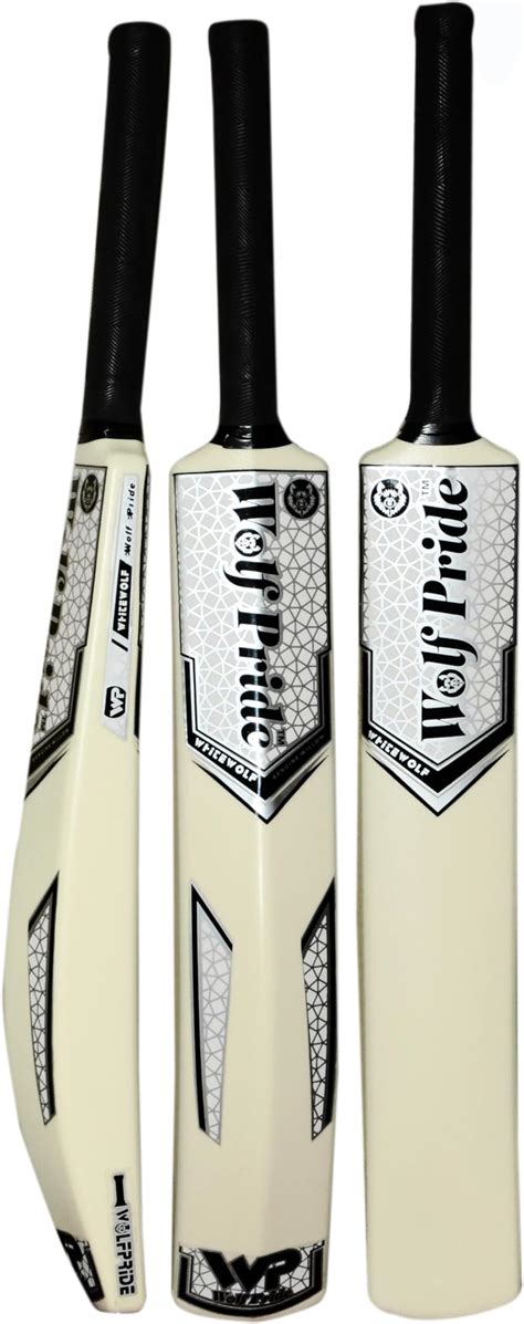 Buy WOLF PRIDE White Wolf Heavy Duty Premium Plastic Cricket Bat For ...