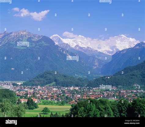Interlaken, Jungfrau Region, Bernese Oberland, Swiss Alps, Switzerland ...