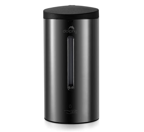 Stainless Steel Black Automatic Soap Dispenser
