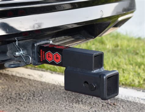 TOPTOW Trailer Receiver Hitch Extender Adapter 2" Drop/Riser, 7" and 9" Extension Length, 2 ...