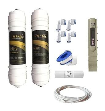 Aquawell HI-L Inline Pre Carbon, Sediment Filter, FR, TDS meter, Pipe ...