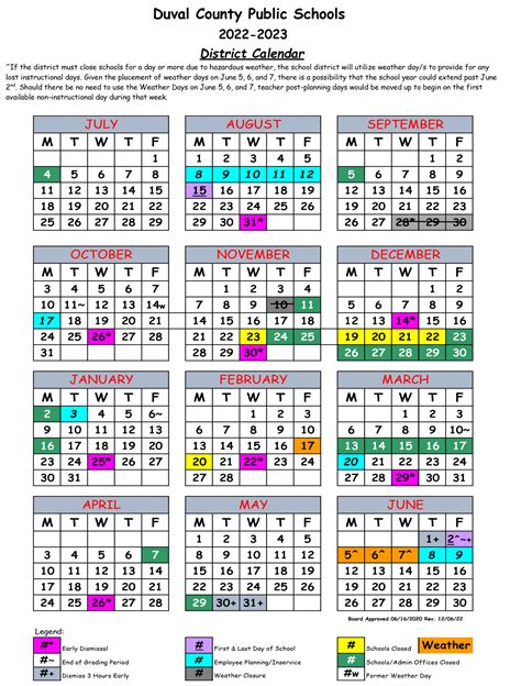 DCPS 2022-2023 District Calendar – Wayman Academy of the Arts