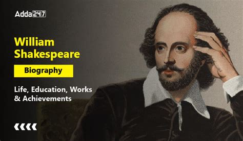 William Shakespeare Biography: Life, Education, Works & Achievements